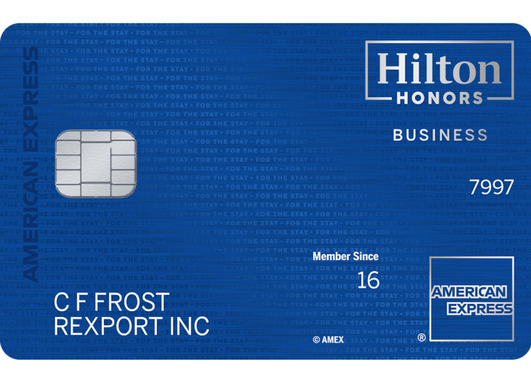 Hilton Honors Business Card